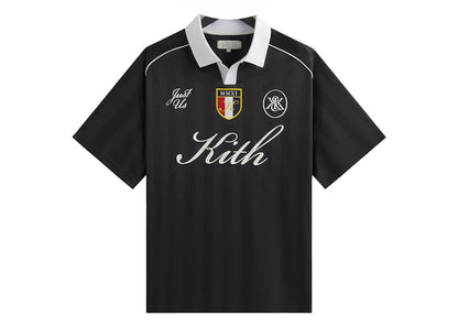 Kith Shadow Stripe Marcel Soccer Top Black