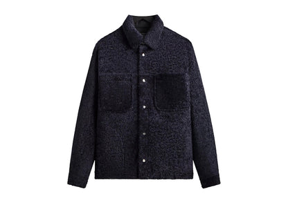 Kith Shearling Ace Shirt Jacket Ink