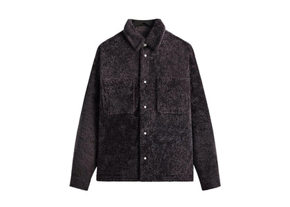 Kith Shearling Ace Shirt Jacket Thunder