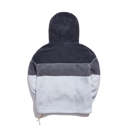 Kith Sherpa Double Pocket Hoodie Pearl Blue