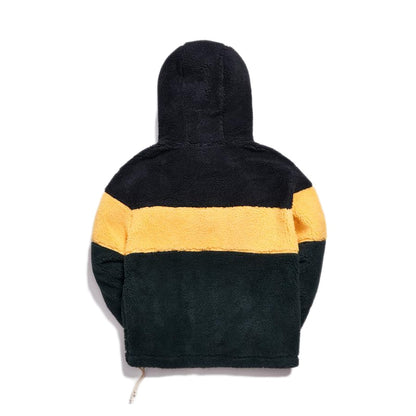 Kith Sherpa Double Pocket Hoodie Solar Yellow