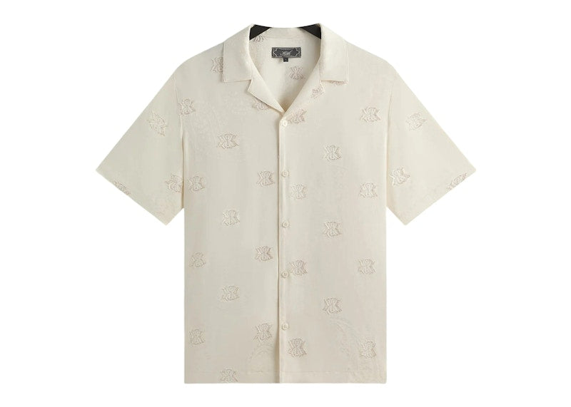 Kith Short Sleeve Thompson Camp Collar Shirt Sandrift