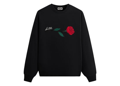 Kith Signature Rose Crewneck Black