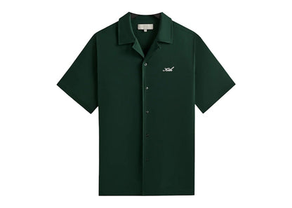 Kith Silk Cotton Short Sleeve Thompson Camp Collar Shirt Stadium