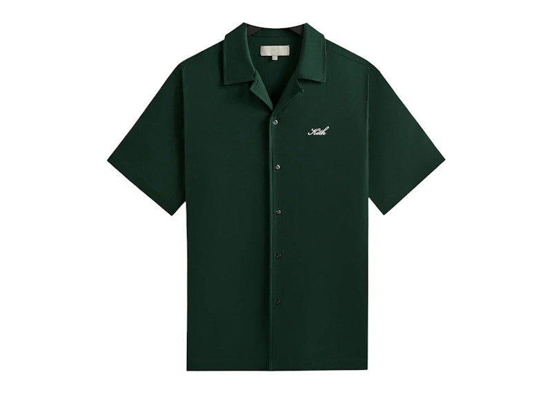 Kith Silk Cotton Short Sleeve Thompson Camp Collar Shirt Stadium
