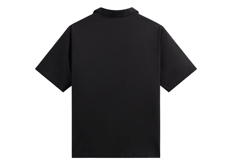 Kith Silk Cotton Thompson Camp Collar Shirt Black
