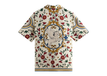 Kith Silk Thompson Camp Collar Shirt Sandrift