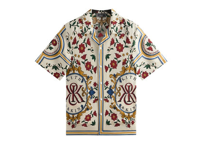 Kith Silk Thompson Camp Collar Shirt Sandrift