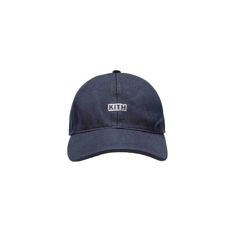 Kith Silver Classic Logo Cap Navy