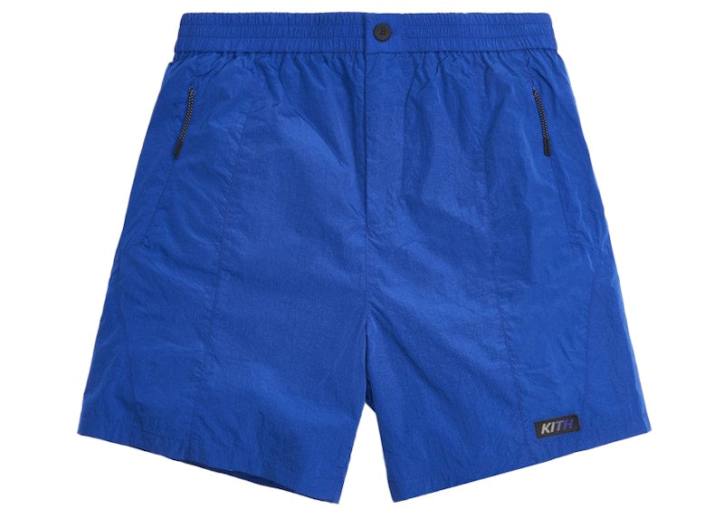 Kith Solid Sporty Wrinkle Short Surf The Web