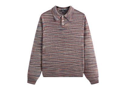 Kith Space Dye Harmon Rugby Pullover Dewberry