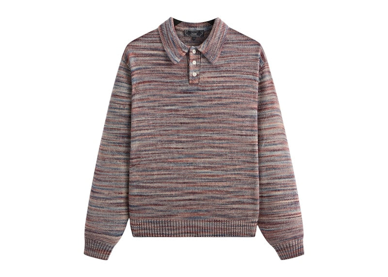 Kith Space Dye Harmon Rugby Pullover Dewberry