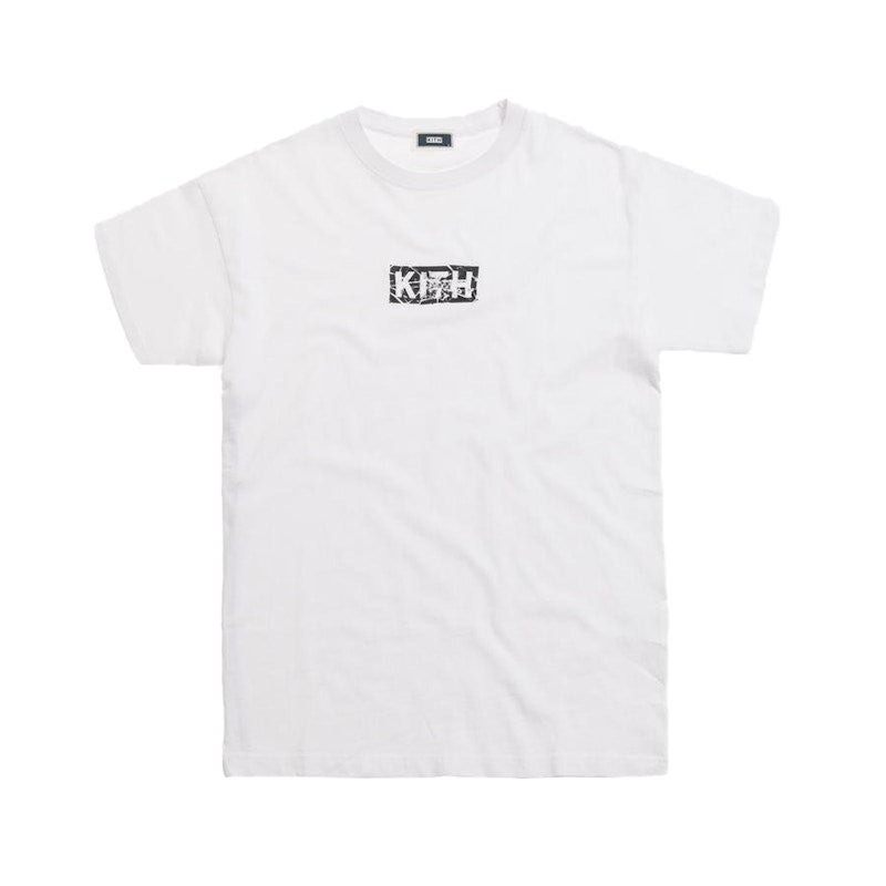 Kith Splintered Logo Tee White
