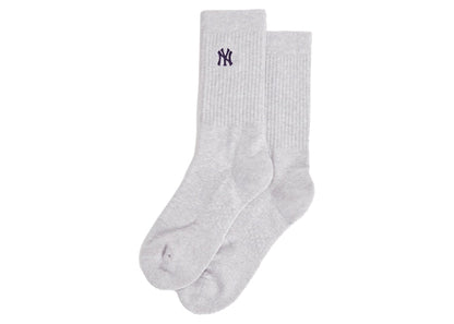 Kith Stance for New York Yankees Socks Light Heather Grey