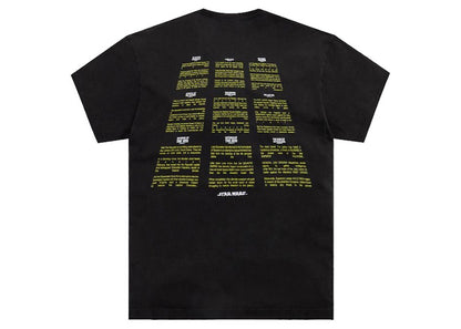 Kith x STAR WARS Credits Vintage Tee Black