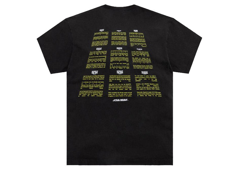 Kith x STAR WARS Credits Vintage Tee Black