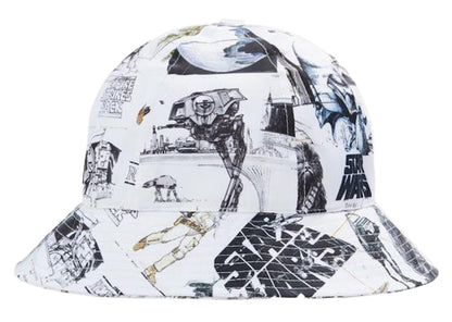 Kith x STAR WARS Toil Bucket Hat White