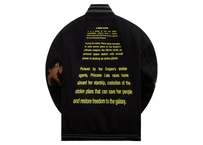 Kith x STAR WARS for Golden Bear Varsity Jacket Black