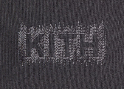 Kith Stitch Classic Logo Nelson Hoodie Black