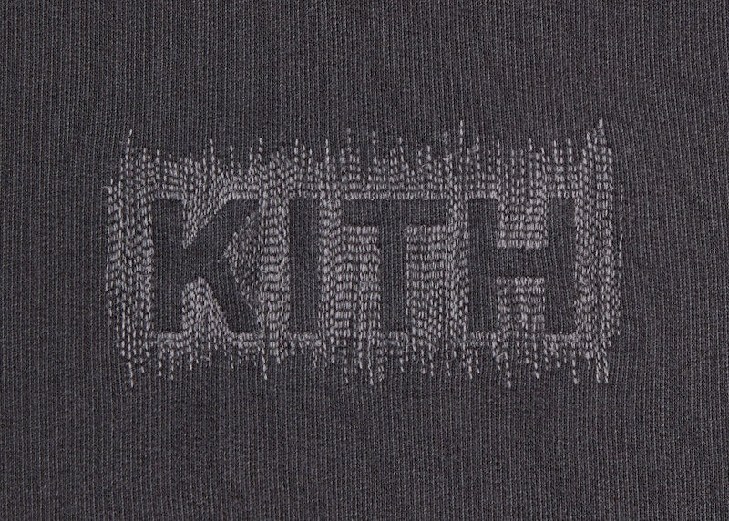 Kith Stitch Classic Logo Nelson Hoodie Black