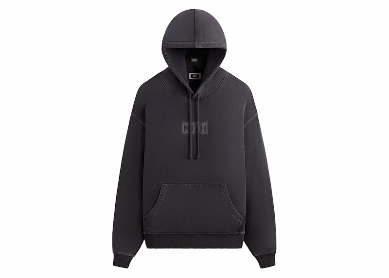 Kith Stitch Classic Logo Nelson Hoodie Black