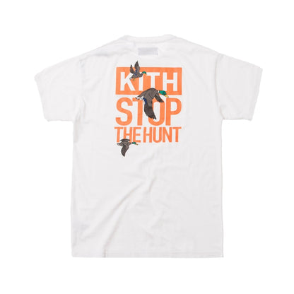 Kith Stop The Hunt Tee White