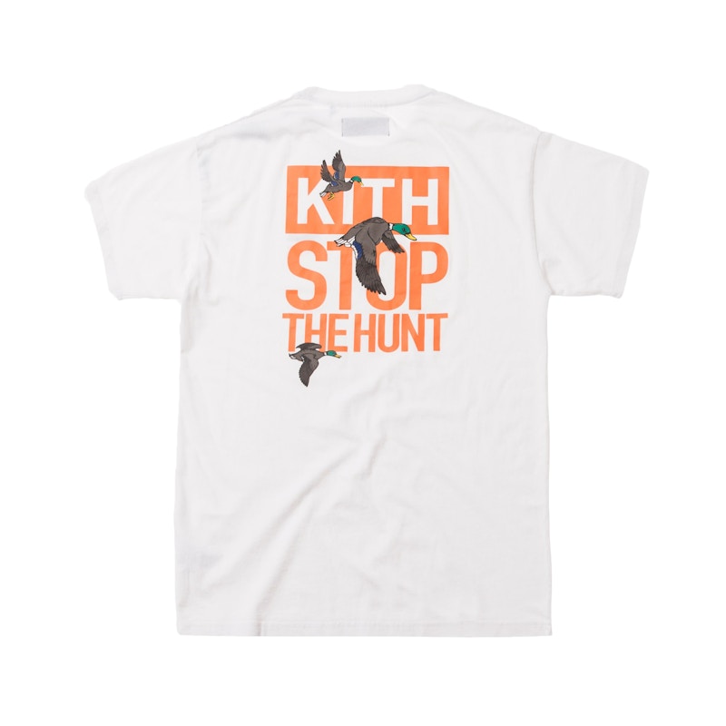 Kith Stop The Hunt Tee White