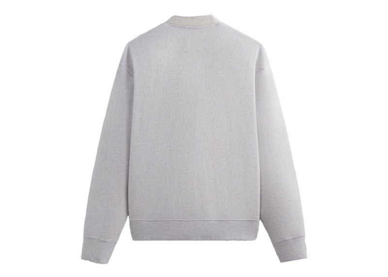 Kith Strauss Cross Front Cardigan Light Heather Grey