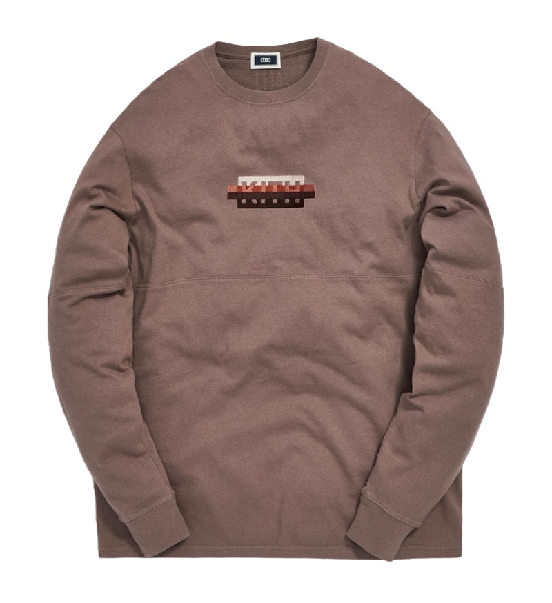 Kith Strike Through Panel L/S Tee Cinder