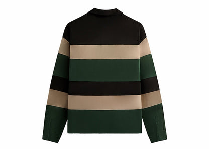 Kith Stripe Microsuede Tanner Pullover Black