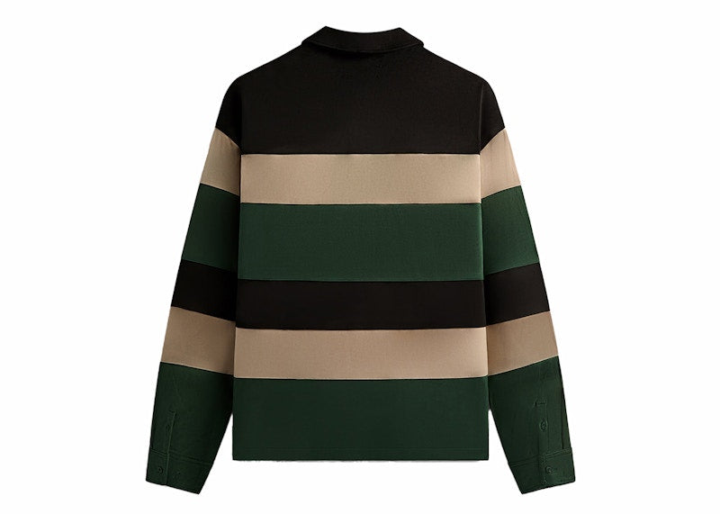 Kith Stripe Microsuede Tanner Pullover Black