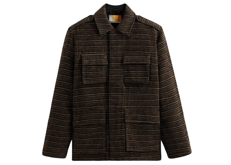 Kith Striped Chenille Duane Field Jacket Ink