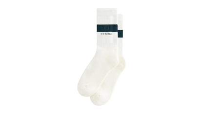 Kith Striped Cotton Crew Socks Silk
