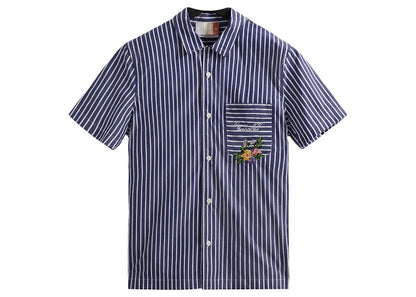 Kith Striped Poplin Thompson Camp Collar Shirt Montage
