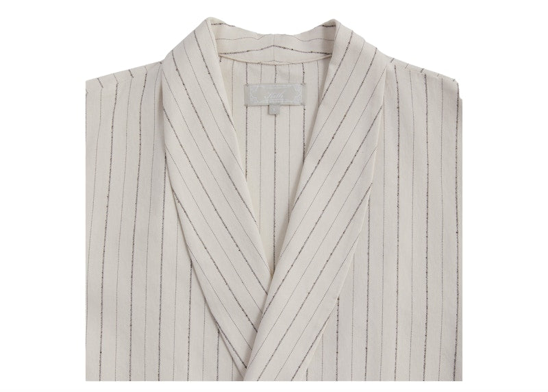 Kith Striped Twill Thompson Crossover Shirt Sandrift