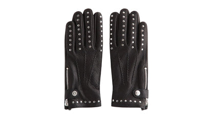 Kith Studded Leather Glove Black