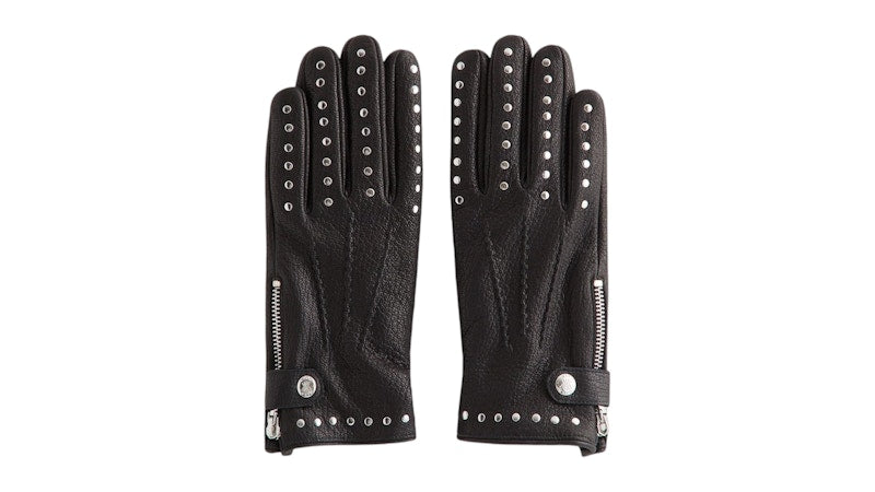 Kith Studded Leather Glove Black
