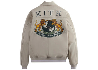 Kith Suede Coaches Jacket Sandrift