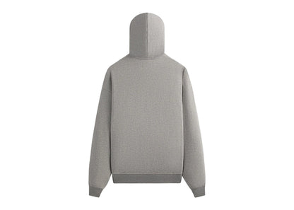 Kith Suede Fleece Nelson Full Zip Hoodie Medium Heather Grey
