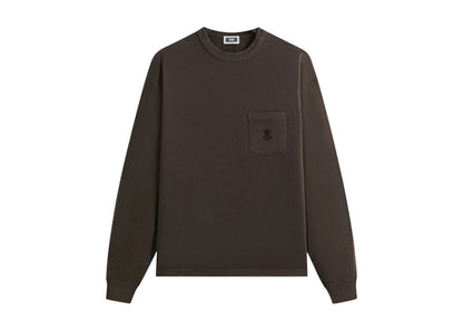 Kith Sueded Jersey Long Sleeve Leonard Pocket Tee Derby