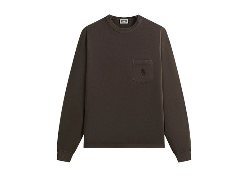 Kith Sueded Jersey Long Sleeve Leonard Pocket Tee Derby
