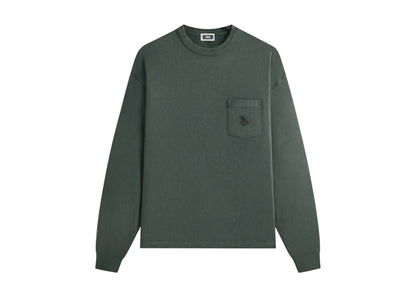 Kith Sueded Jersey Long Sleeve Leonard Pocket Tee Machine