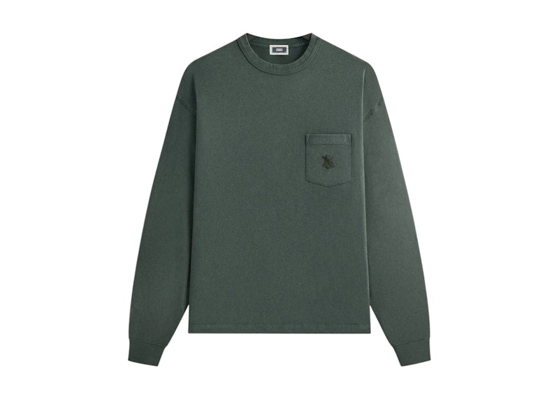 Kith Sueded Jersey Long Sleeve Leonard Pocket Tee Machine