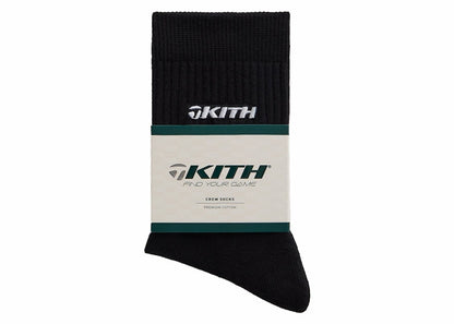 Kith TaylorMade Crew Socks Black