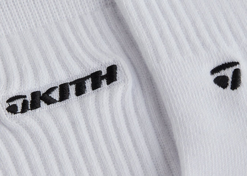 Kith TaylorMade Crew Socks White