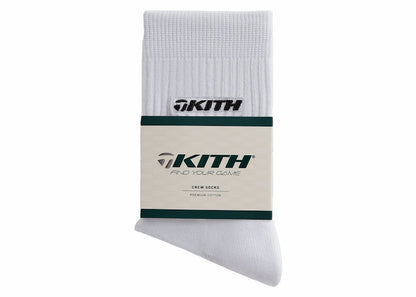 Kith TaylorMade Crew Socks White