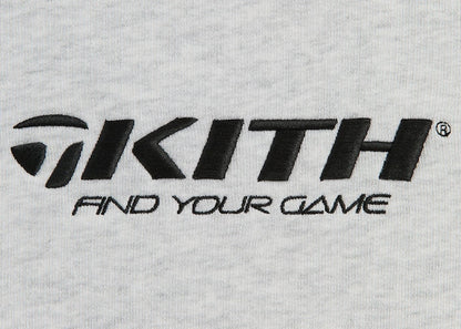 Kith TaylorMade Find Your Game Nelson Crewneck Light Heather Grey