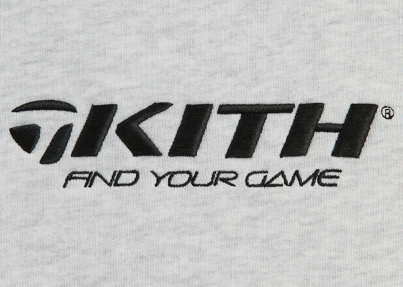 Kith TaylorMade Find Your Game Nelson Crewneck Light Heather Grey