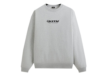 Kith TaylorMade Find Your Game Nelson Crewneck Light Heather Grey
