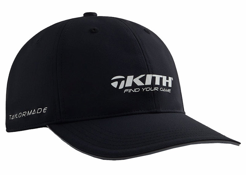 Kith TaylorMade Reflective Nylon Cap Black